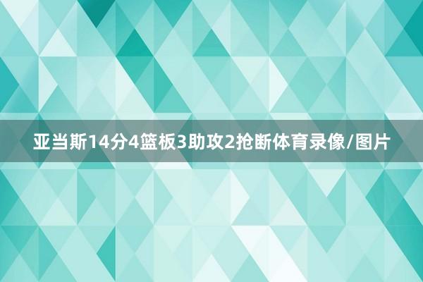 亚当斯14分4篮板3助攻2抢断体育录像/图片